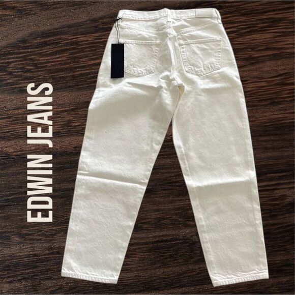 EDWIN ANTHROPOLOGIE Women’s Anderson Ankle in the Size 25 in Ivory Color - Picture 6 of 12